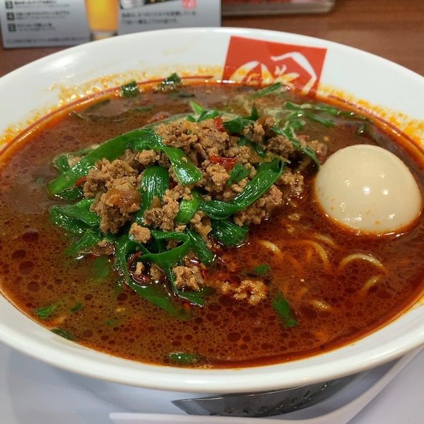 「タイワンラーメン 味玉」@ラーメンばんだいの写真