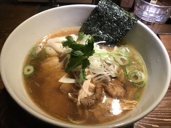 「鷄そば醤油」@神田とりそば なな蓮の写真