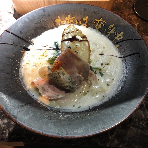 「牡蠣ラーメン （鯛出汁×豆乳）」@ただいま、変身中。の写真