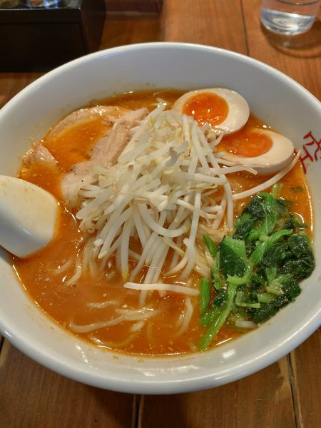 「味玉みそらーめん（辛さ1）」@麺屋 空の写真