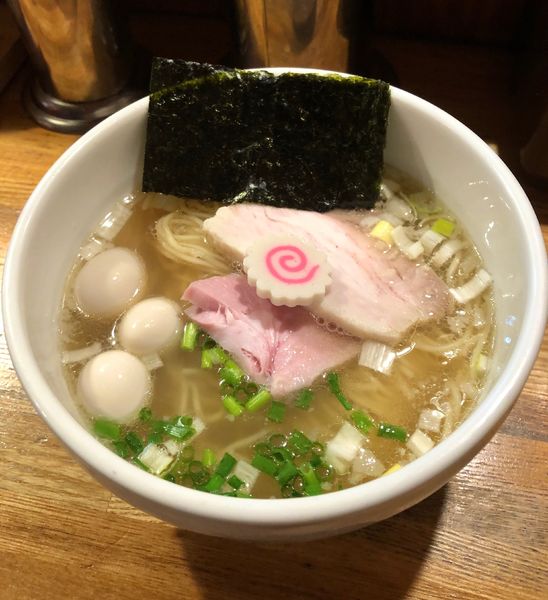 「限定・昔ながらの新中華そば(塩で)¥1100」@麺庵 小島流の写真