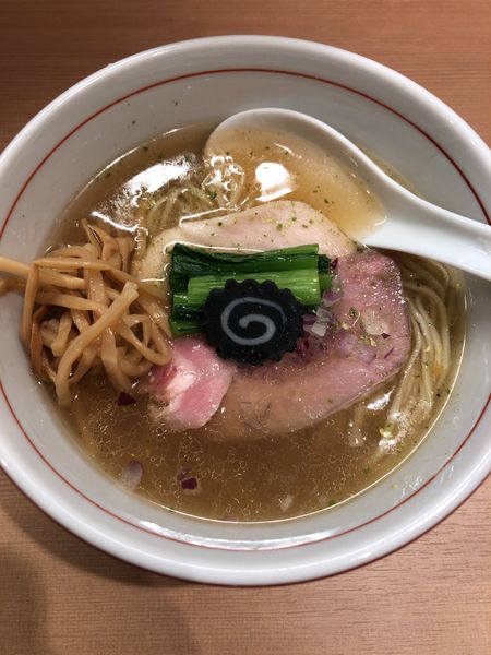 「のどぐろそば」@らぁ麺 くろ渦の写真