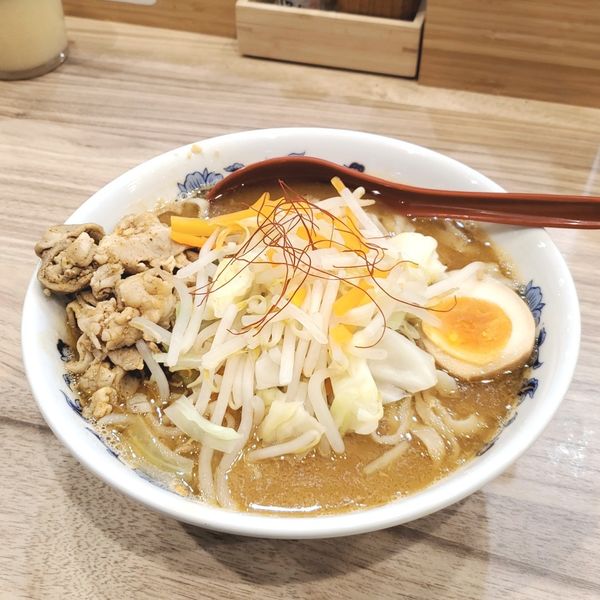 「【限定】味噌ラーメン」@くじら食堂 nonowa東小金井店の写真