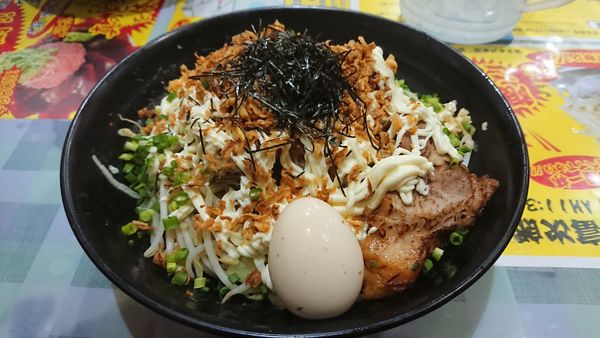 「豚マヨまぜそば1000円+他」@ラーメン 富次郎の写真