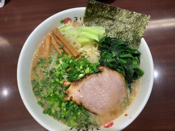 「野菜らーめん1000円」@豚骨醤油らーめん まぼろしの写真