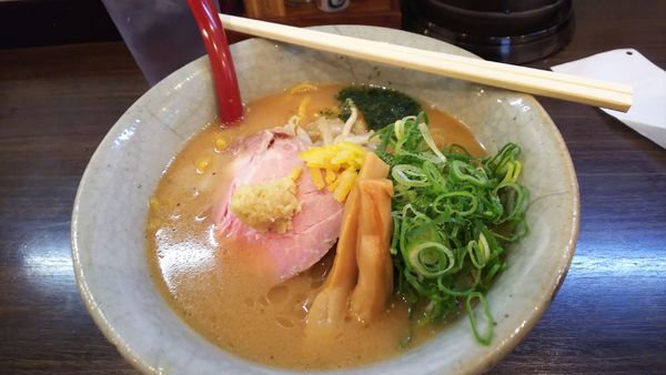 「味噌らーめん+ネギ 880円」@味噌専門 麺屋大河の写真