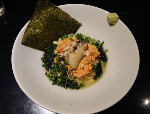 「【限定】牡蠣とあん肝のまぜそば」@Tonariの写真