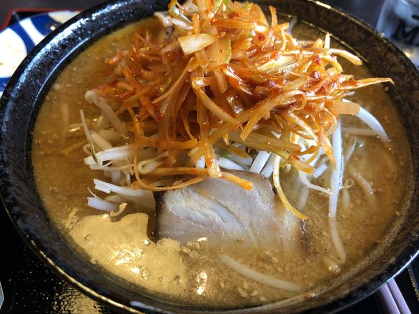 「辛ネギ味噌（大）」@もちもちの木 味噌 蓮田店の写真