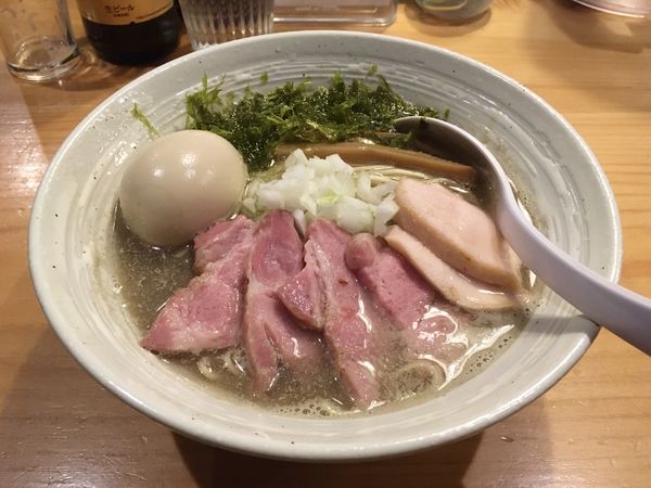 「アサヒプレミアム生熟撰 小瓶 → 特製煮干らぁ麺」@麺屋 さくら井の写真