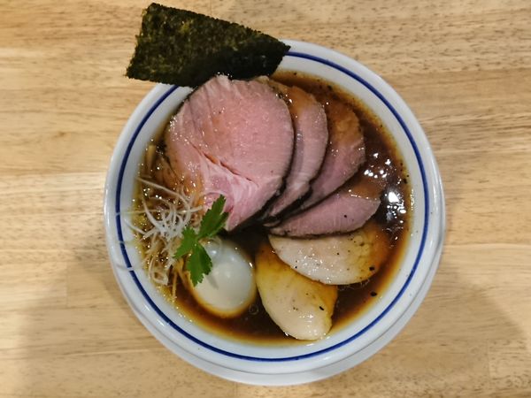「チャーシュー中華そば（醤油）＋煮玉子」@手打式超多加水麺 ののくらの写真