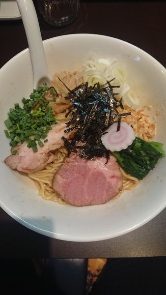 「限定 醤油まぜそば」@おおぜき中華そば店の写真