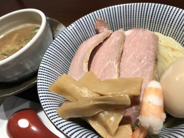 「スペシャル伊勢海老つけ麺 大盛 1,650円」@鯛塩そば 灯花 ラゾーナ川崎プラザ店の写真