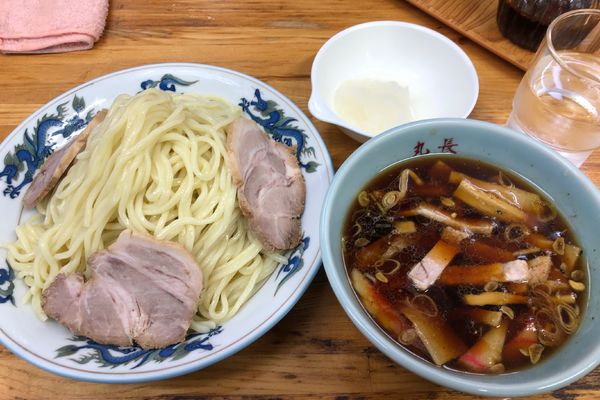 「つけチャーシュー3枚(大)1,100円+大根おろし50円」@丸長 坂戸店の写真