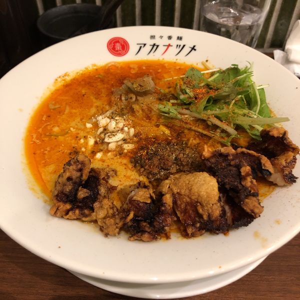 「パーコー担々香麺　辛さ3」@担々香麺 紅棗の写真