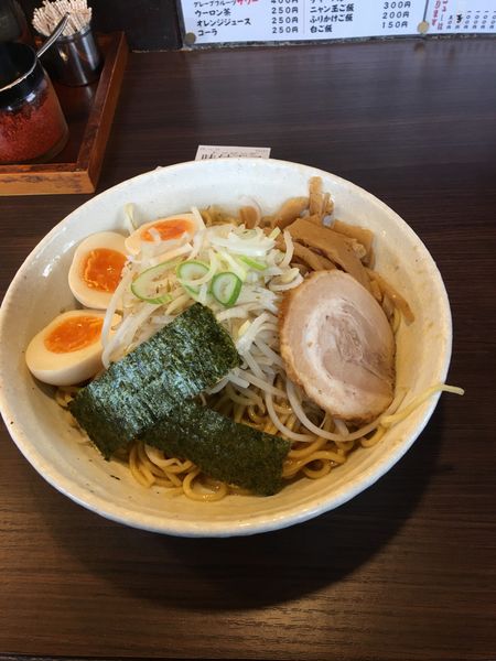 「油麺　大盛り　味玉」@江川亭 保谷店の写真