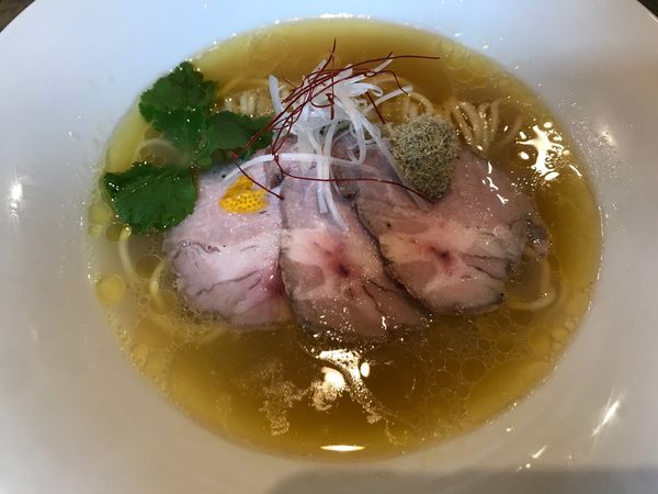 「特製ラーメン」@江戸前つけ麺 銀座 魄瑛の写真