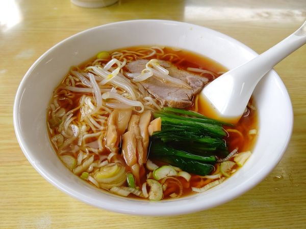 「支那そば(並盛)600円」@支那そばけんの写真