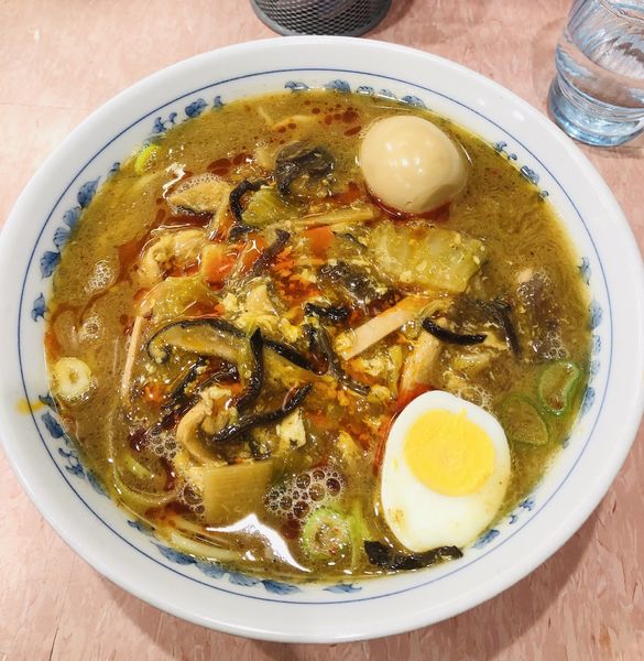 「【限定】スーラータンメン（小盛）850円＋味玉」@所沢大勝軒の写真