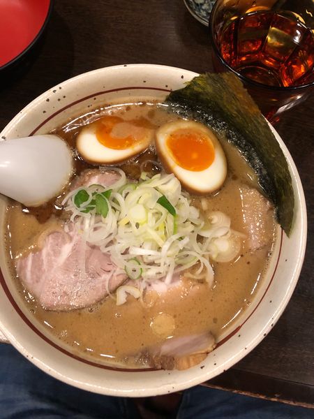 「特製ゴマラーメン1030円　大盛無料」@拉麺 阿修羅 船橋本店の写真