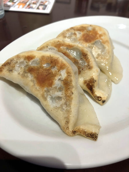 「焼餃子3個　300円」@らぁ麺 夢のやの写真