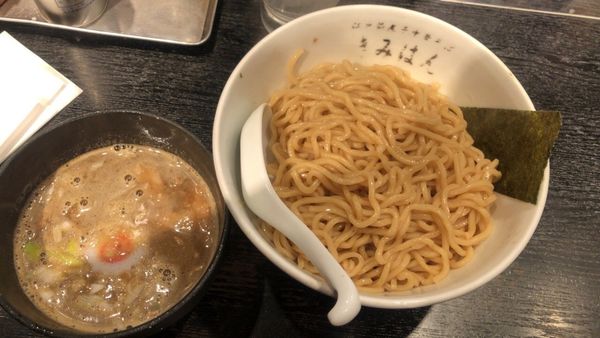 「梅香る煮干しつけ麺　大盛り無料」@江戸前煮干中華そば きみはん 五反田店の写真