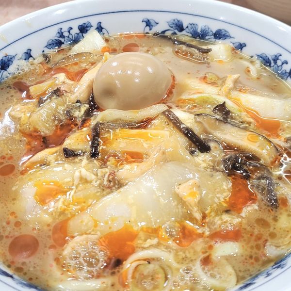 「【限定】スーラータンメン麺カタメ+野菜」@所沢大勝軒の写真