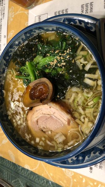 「塩らぁ麺 青菜と若芽添え」@めんや宮田の写真