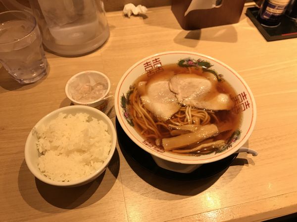 「あっさり【手打ち麺】﻿」@長尾中華そば 名古屋驛麺通り店の写真