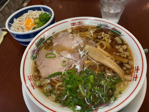 「尾道ラーメン（セットC）」@尾道ラーメン 丸ぼしの写真
