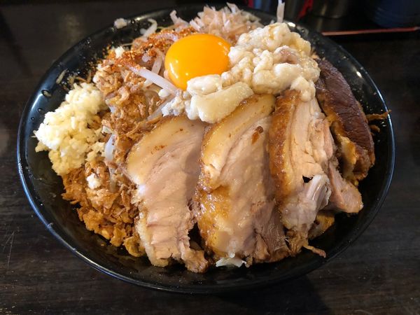 「大汁なし 豚マシ」@麺屋 豚他の写真