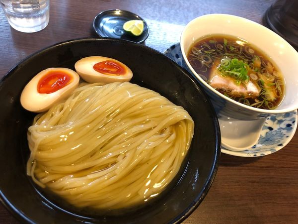 「醤油つけ麺」@らぁ麺 紫陽花の写真