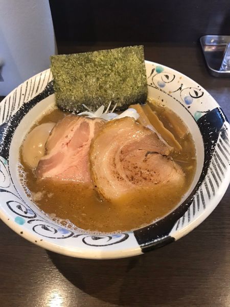 「濃厚煮干し中華そば」@中華そば 秋生の写真