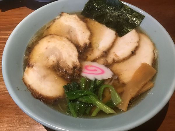 「チャーシュー麺850円(クーポンでイモフライ100円が無料)」@佐野らーめん 麺屋 翔稀の写真