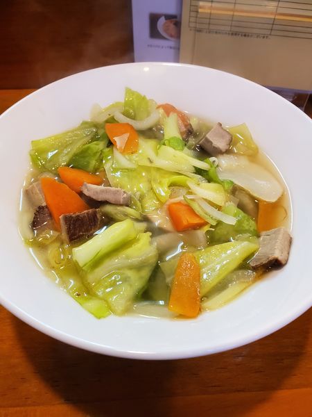 「冬野菜タンメン（限定）」@自然派創作料理 みかくやの写真