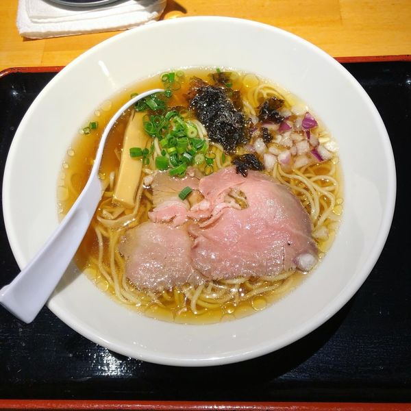 「あっさり鶏そば（麺かため）」@ラーメン部 がじゃがじゃの写真