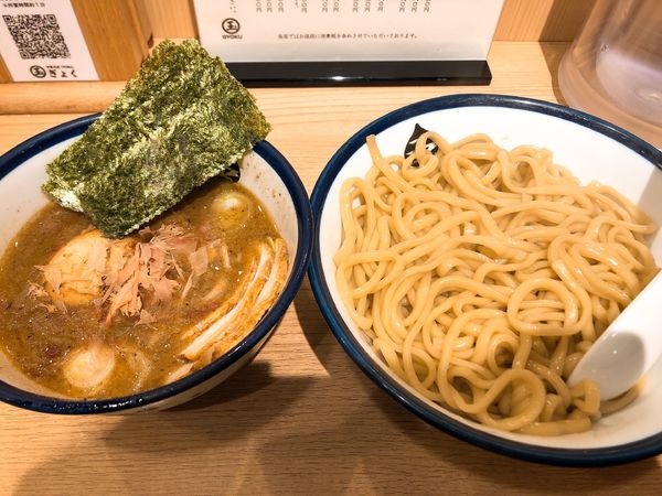 「特製つけめん(麺普通):1,130円」@つけめん玉 品達店の写真