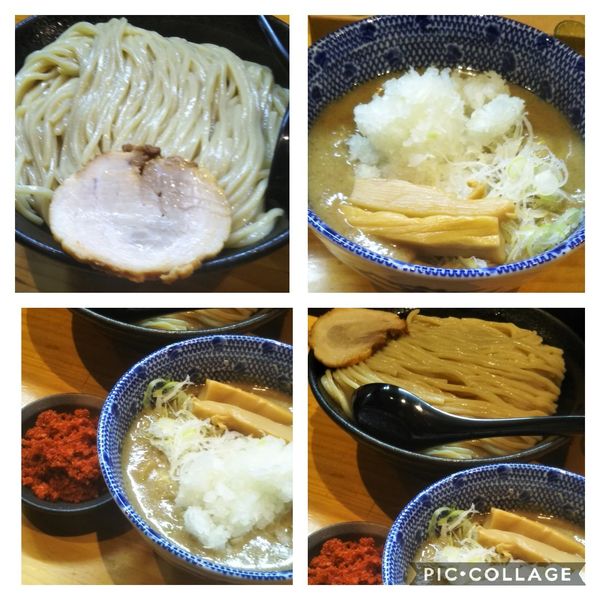 「つけ麺＋大盛り＋辛いやつ＋玉ねぎ」@自家製麺TANGOの写真