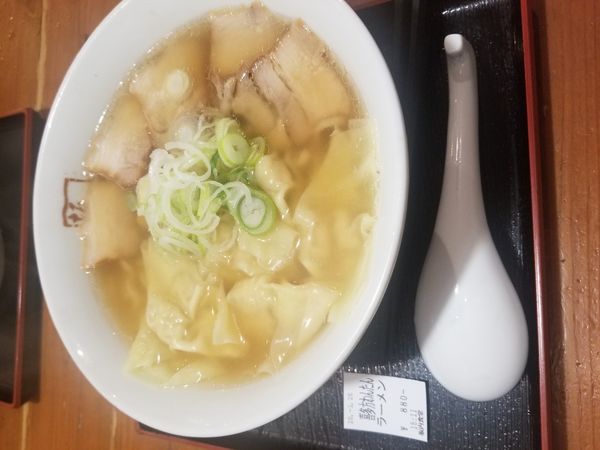 「喜多方わんたんラーメン」@喜多方 坂内食堂 京都店の写真
