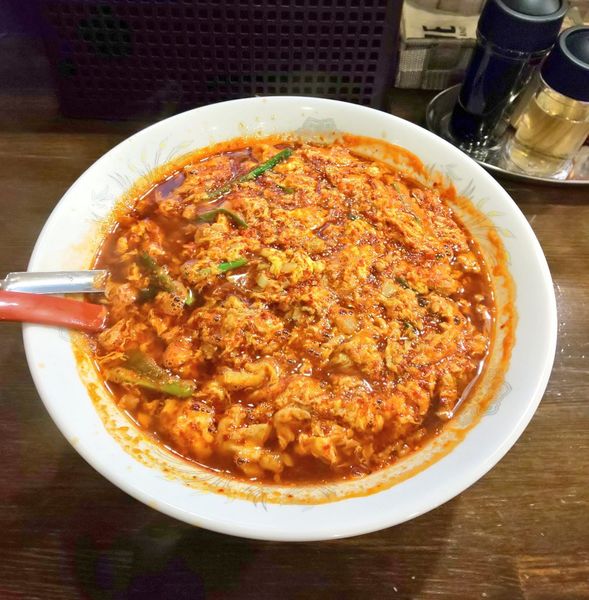 「元祖辛麺 激辛（15辛）1100円」@辛麺屋 桝元 前橋下小出店の写真