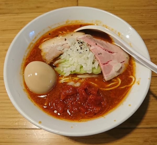 「味玉とまと(880円)」@カッパ64 福生店の写真