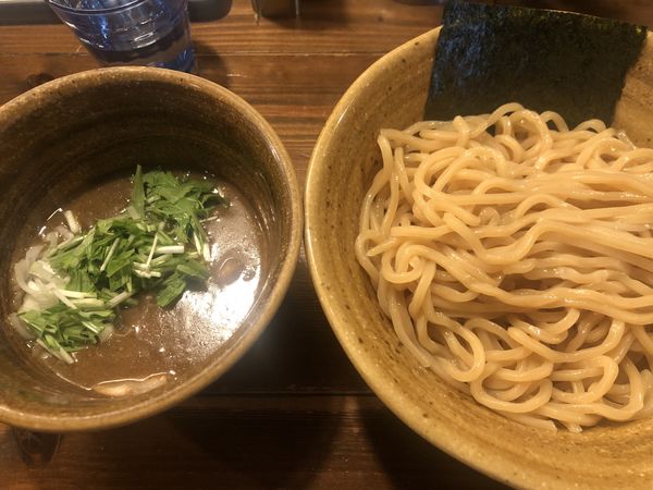 「ベジポタ煮干しじめつけ麺（800円）」@ベジポタつけ麺 えん寺の写真