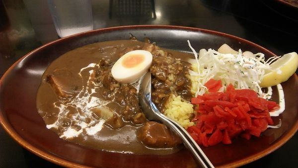 「黒い肉カレー 小盛り 900円」@カレーは飲み物。秋葉原店の写真