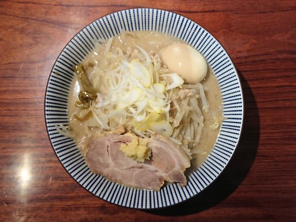 「味玉味噌＋野菜」@灼味噌らーめん 八堂八の写真