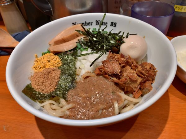 「油そば」@麺Dining Number Nine 09の写真