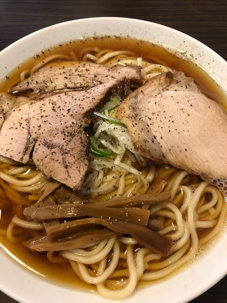 「煮干し　中麺」@麺屋 らいぞうの写真