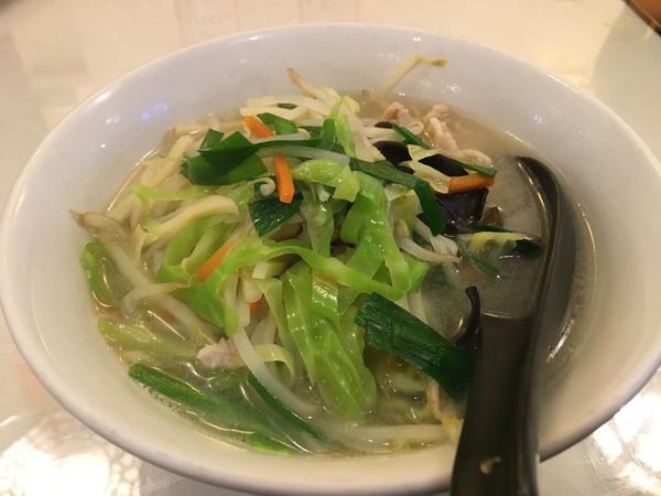 「タンメン＋半麻婆豆腐丼」@中華料理 天福楼 方南町店の写真