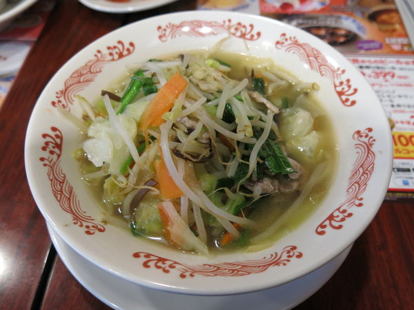 「野菜たっぷりタンメン：649円＋消費税」@バーミヤン 足立保塚店の写真