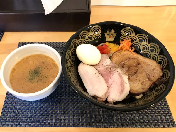 「でら海老の鶏白湯つけ麺」@ぜんコク麺コクの写真