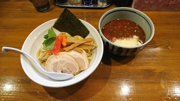 「トマトチーズつけ麺」@麺屋 蕃茄の写真