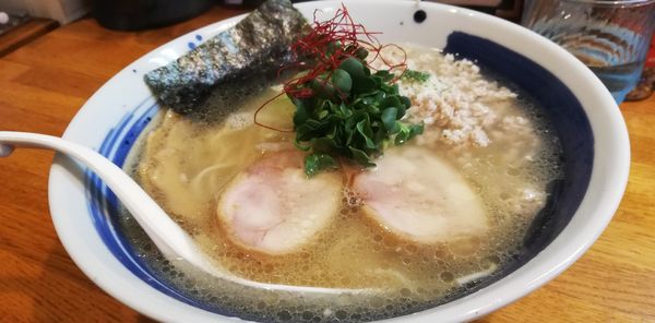 「塩鶏そば(800円)」@麺屋 鶏口の写真